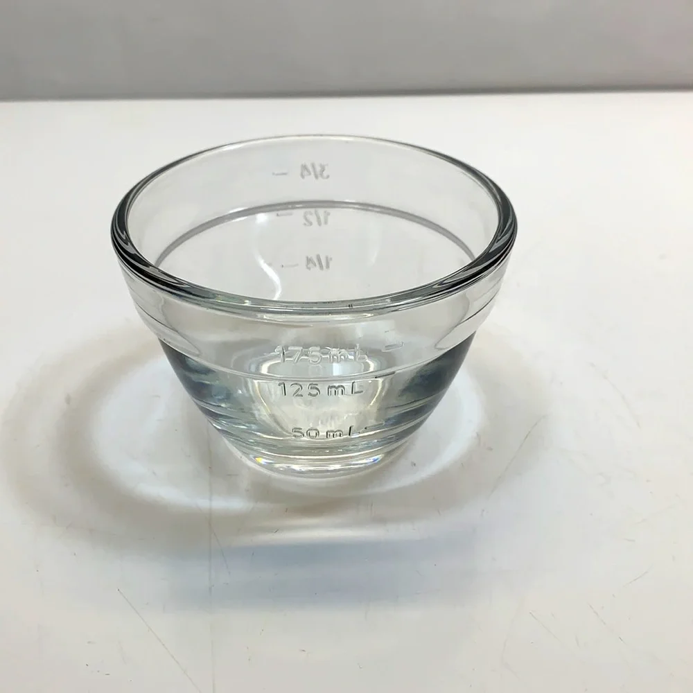 Pampered Chef measuring cup prep bowl tempered glass